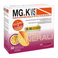 MG.K Vis ZE.RO Zuccheri Mango-Passion Fruit 30 bustine – Integratore Sali Minerali Senza Zuccheri