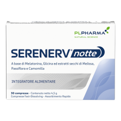 serenerv notte | integratore per il sonno | 30 compresse