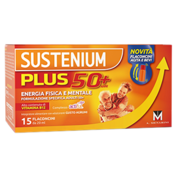 sustenium plus 50+ agrumi | integratore energizzante | 15 flaconcini