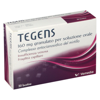 tegens 160 mg | vasoprotettore | 20 bustine