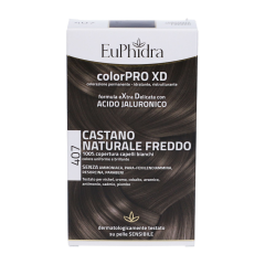 euphidra color pro xd  - colorazione permanente n.407 castano naturale freddo 