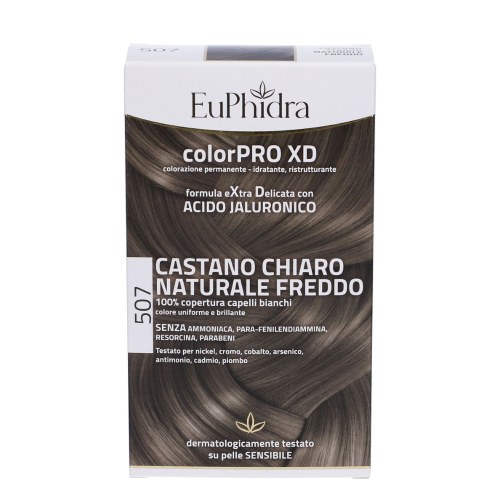 EuPhidra Color Pro Xd - Colorazione Permanente N.507 Castano Chiaro Naturale Freddo