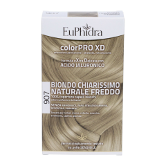 euphidra color pro xd - colorazione permanente n.907 biondo chiarissimo naturale freddo 