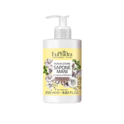 Euphidra Sapone Mani Liquido Profumo Fiori Di Cotone 250ml