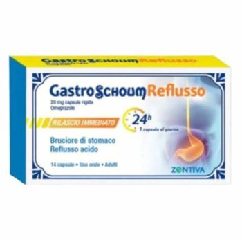 gastroschoum reflusso 20 mg capsule rigide 14 capsule - zentiva