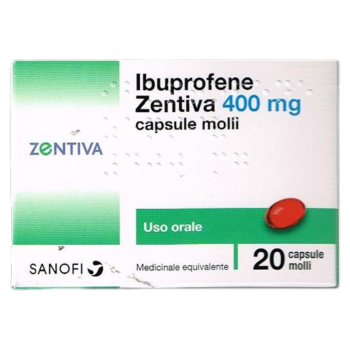 ibuprofene 400mg 20 capsule molli - zentiva