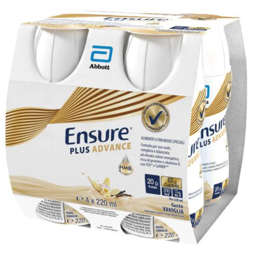 Ensure Plus Advance Vaniglia 4 X 220ml