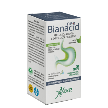 aboca neobianacid acidità reflusso e difficoltà digestive 14 compresse da sciogliere in bocca