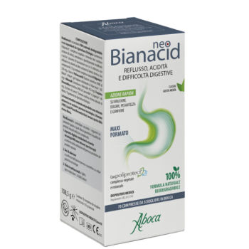 aboca neobianacid acidità reflusso e difficoltà digestive 70 compresse da sciogliere in bocca