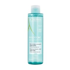 aderma biology ac acqua micellare purificante - detergente senza risciacquo pelli grasse a tendenza acneica 200ml