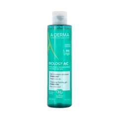 aderma biology ac gel detergente purificante schiumogeno 200ml