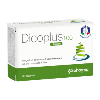 dicoplus 100 integratore di glucomannano ad alto contenuto di fibre 60 capsule