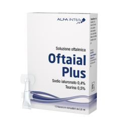 oftaial plus soluzione oftalmica 15 flaconcini monodose richiudibili 