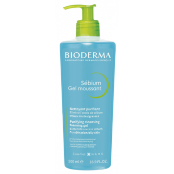 sebium gel moussant gel detergente purificante a risciacquo 500ml