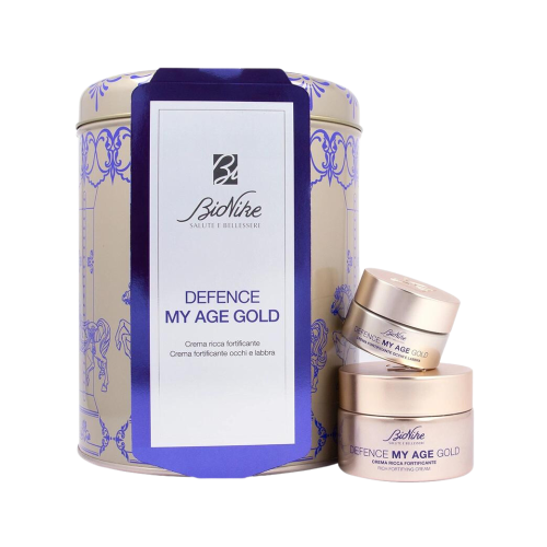 Bionike Cofanetto Idea Regalo Defence My Age Gold Kit - Crema Ricca Fortificante + Crema Fortifican