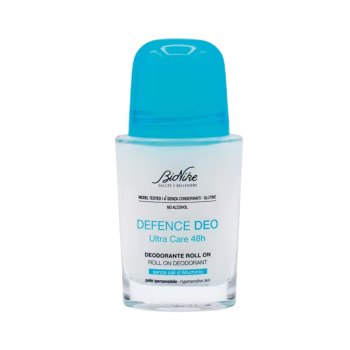 bionike defence deo ultra care 48h roll-on | deodorante senza alluminio pelle ipersensibile | 50 ml
