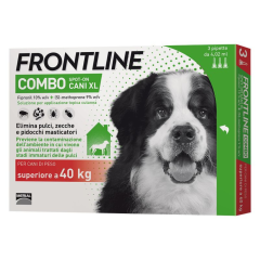 frontline combo spot on per cani xl di peso maggiore di 40kg 3 pipette 4,02ml