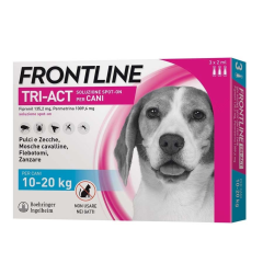 frontline tri-act per cani da 10-20kg 3 pipette 2ml