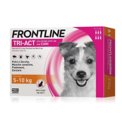 frontline tri-act per cani da 5-10kg 6 pipette 1ml