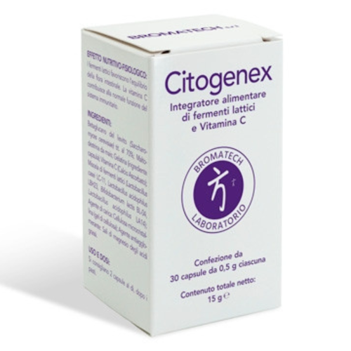 Citogenex Integratore Con Fermenti Lattici E Vitamina C 30 Capsule