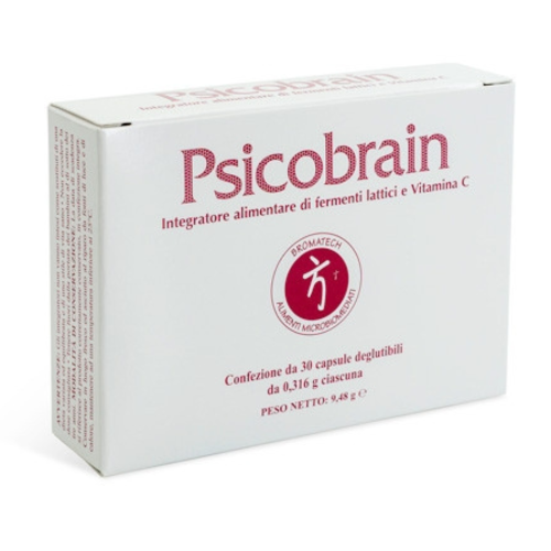 Psicobrain Integratore Alimentare Con Fermenti Lattici E Vitamina C 30 Capsule