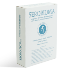 serobioma integratore alimentare con fermenti lattici e vitamina b2 24 capsule