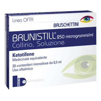 brunistill collirio 20 fiaconcini monodose 0,5 ml 0,025%