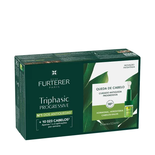 René Furterer Triphasic Progressive Trattamento Anti Caduta Capelli 8 Fiale