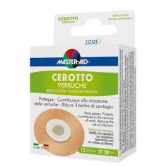 master aid foot care cerotto verruche piedi e mani 16 pezzi