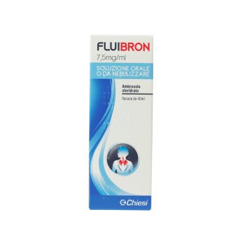 fluibron soluzione orale o da nebulizzare flacone 40 ml 0,75%