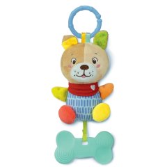 clementoni gioco baby morbido peluche cagnolino soft dog rattle