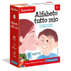 clementoni gioco sapientino alfabeto tutto mio