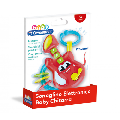 Clementoni Gioco Sonaglino Elettronico Baby Chitarra