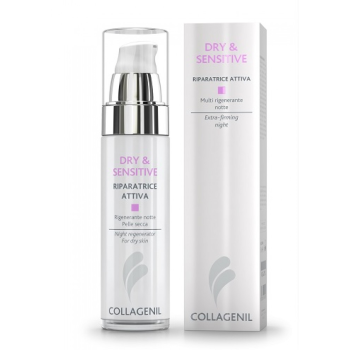 collagenil dry & sensitive crema riparatrice attiva 50ml