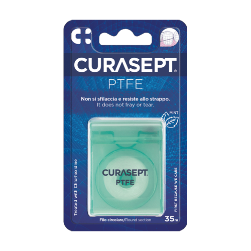 Curasept Flossline Floss Filo Interdentale In Ptfe Clorexidina 35mt