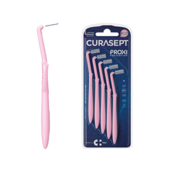 curasept proxi angle prevention p07 scovolini cilindrici rosa 5 pezzi