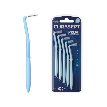 curasept proxi angle prevention p11 scovolini cilindrici azzurro 5 pezzi