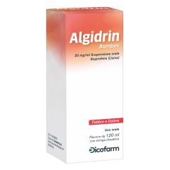 algidrin febbre e dolore bambini 20mg/ml ibuprofene sale di lisina sospensione orale 120ml