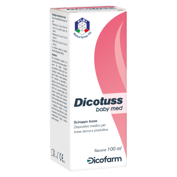 dicotuss baby med sciroppo per tosse secca e produttiva 100ml