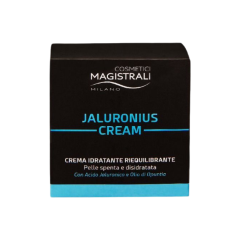cosmetici magistrali - jaluronius cream crema idratante riequilibrante con acido ialuronico tutti i tipi di pelle 50ml