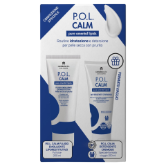pol calm fluido emolliente liporestitutivo 200ml + detergente cremoso 100ml