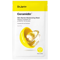dr jart+ ceramidin skin barrier moisturizing face mask - maschera in tessuto ultra-idratante lenitiva nutriente e riparatrice 22g
