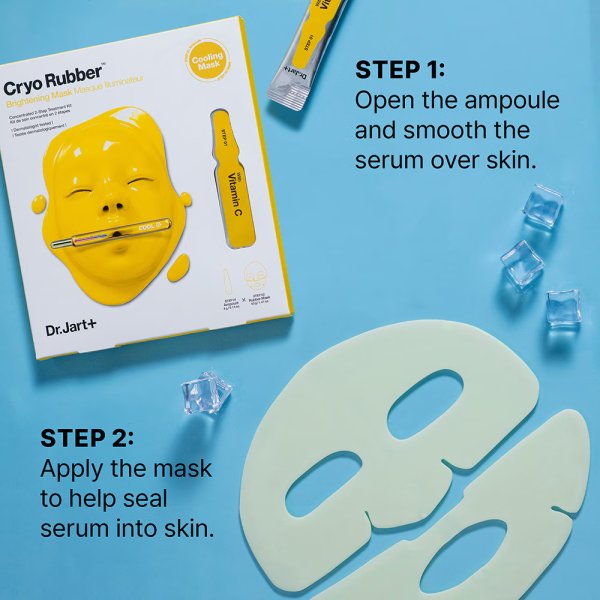 Dr Jart+ Cryo Rubber Brightening Face Mask - Maschera Viso Illuminante