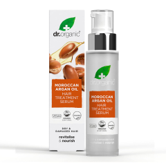 dr organic - argan siero olio capelli lisci 100ml