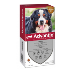 advantix spot on antiparassitario 6 pipette 6ml per cani 40-60kg