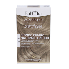 euphidra color pro xd - colorazione permanente n.807 biondo chiaro naturale freddo