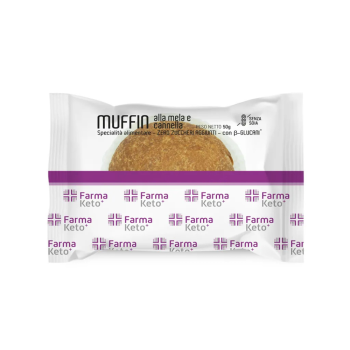 farma keto+ muffin mela e cannella 50g