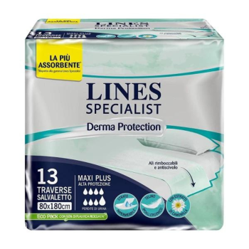 lines specialist derma protection - alta protezione traverse salva letto 80 x 180cm 13 pezzi
