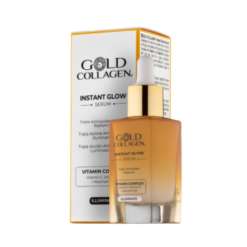 gold collagen instant glow serum tripla azione antiossidante 30ml