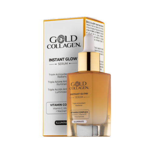 Gold Collagen Instant Glow Serum Tripla Azione Antiossidante 30ml